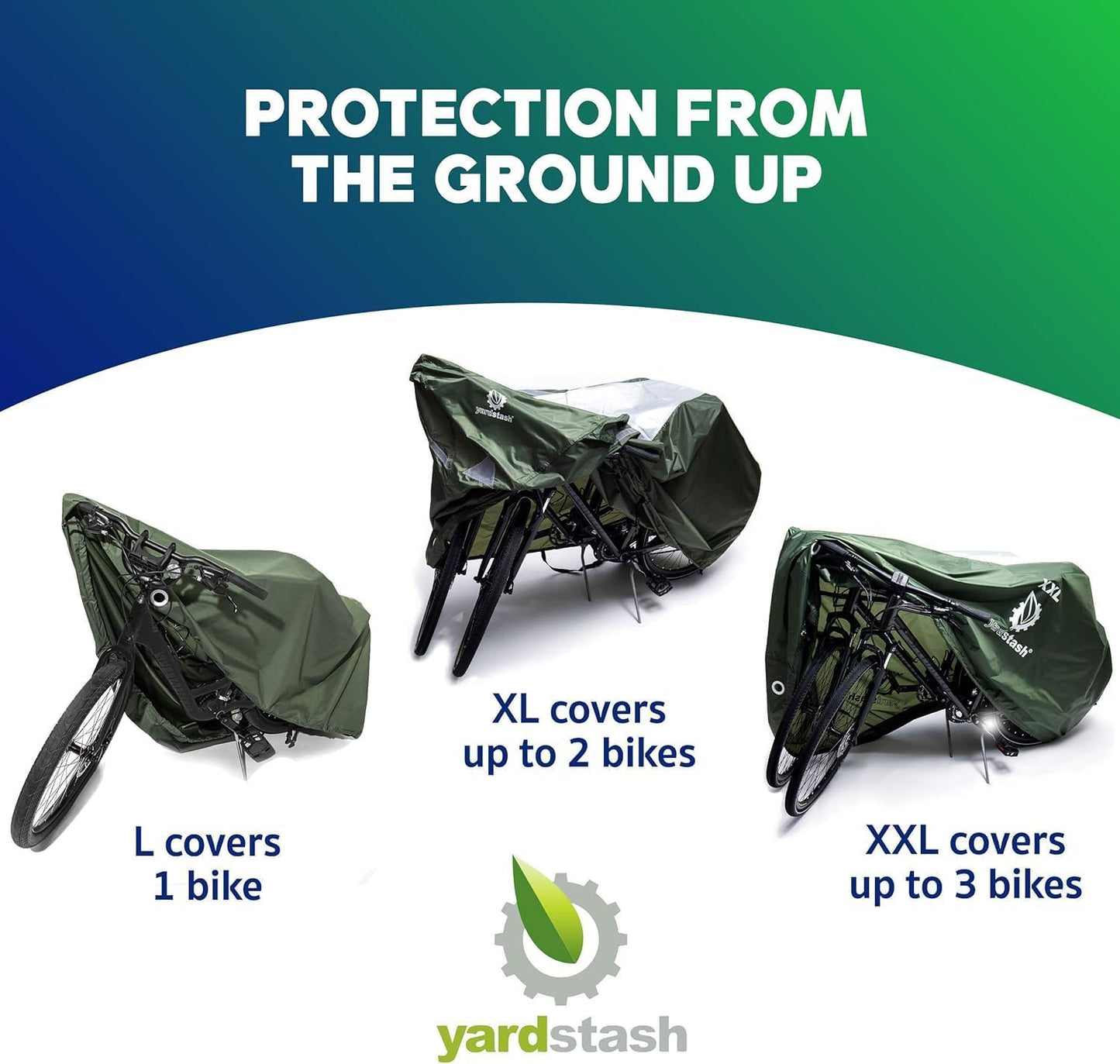 Bike Cover – Reflective Bicycle Covers for outside Storage - Waterproof & Weatherproof Garden Tarp Shelters for Bikes, Trikes, 29Ers, and Electric Bicycles