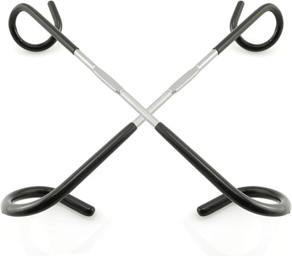 2Pcs Camping Light Hook 26Cm in Green, Outdoor Camping Equipment Tent Lamp Hanger for Camping Travelling Adventure